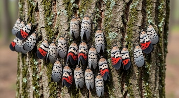 La mosca linterna manchada afecta