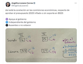 Angélica Lozano, senadora por el