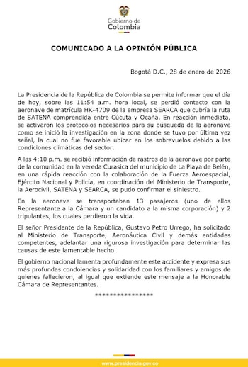 Petro dio las primeras directrices