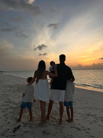 Sergio Busquets y Elena Galera,