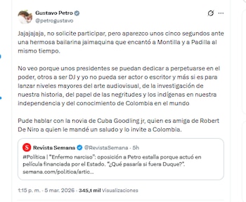 El presidente Gustavo Petro se