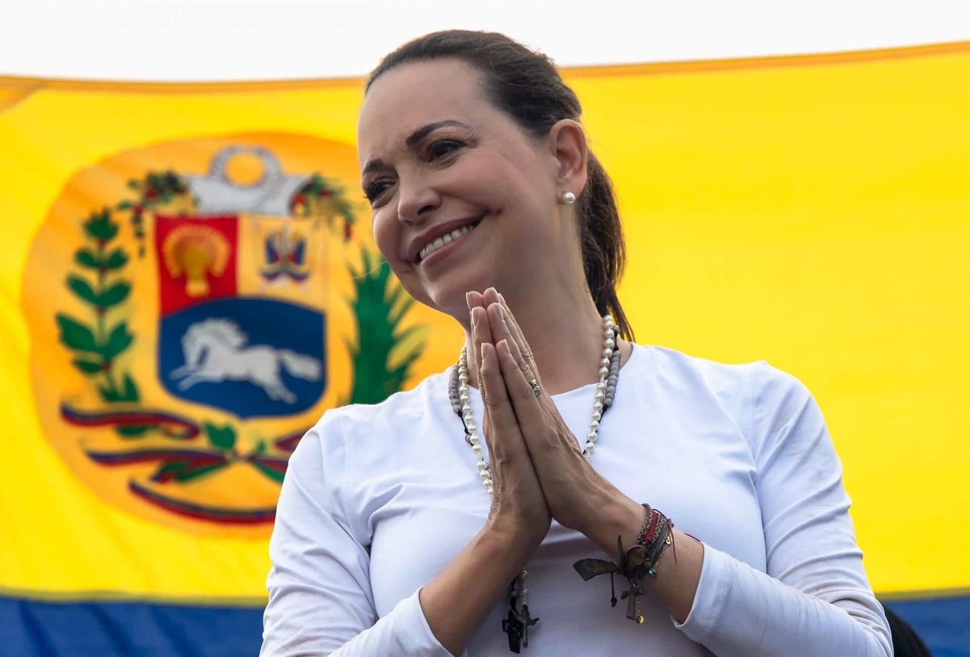 Líder opositora venezolana María Corina Machado agradece a Trump por captura de Maduro