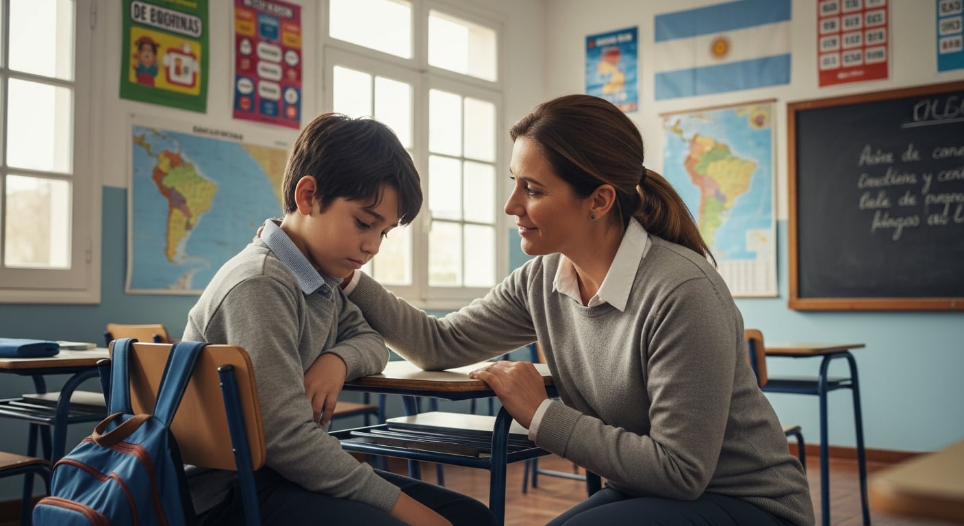 El sufrimiento infantil muchas veces se expresa en conductas, problemas escolares, síntomas físicos y cambios emocionales (Imagen Ilustrativa Infobae)