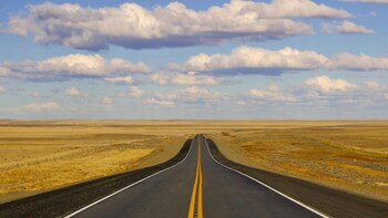 Una carretera de España frecuentada