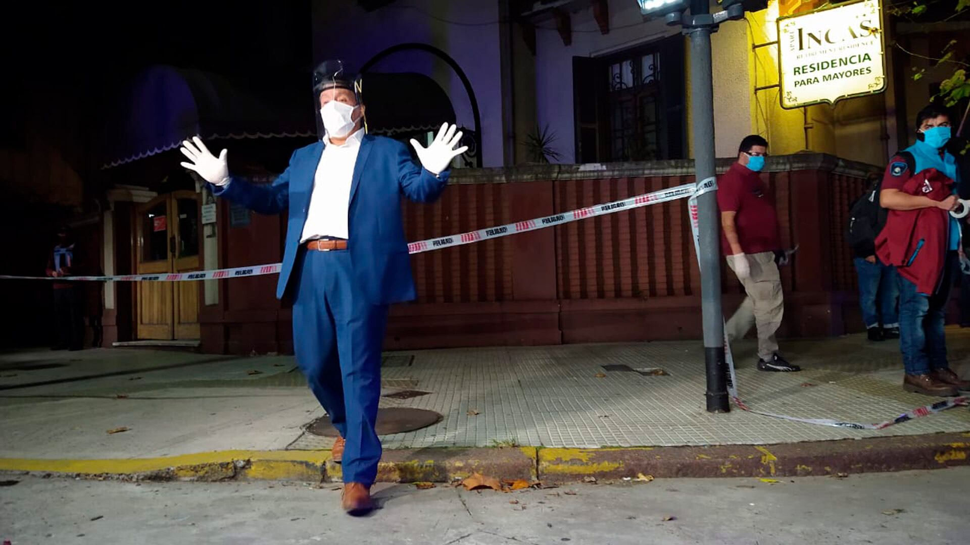 La clausura del geriátrico en 2020 (Matías Arbotto)