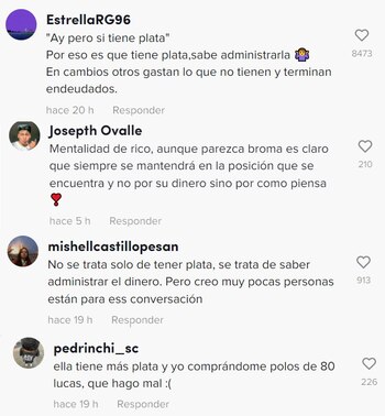 Usuarios comentan sobre el video