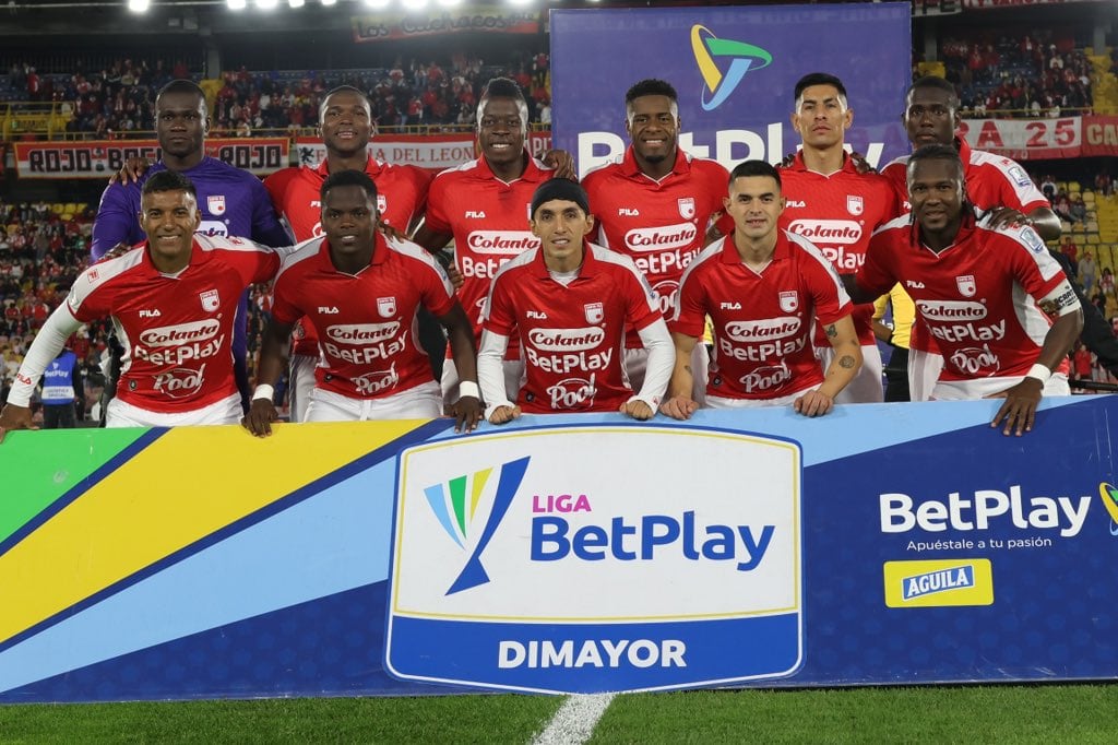 Santa Fe afrontó el partido contra Llaneros con el portero suplente Weimar Asprilla, que llegó al club en 2025 - crédito Santa Fe