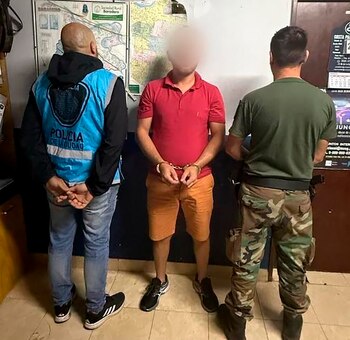 El segundo aprehendido por el