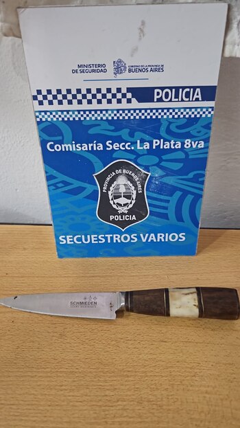 La cuchilla de asador que