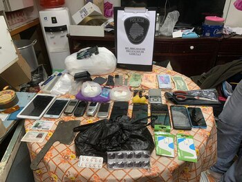 Durante el allanamiento se secuestraron