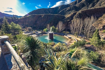 Postal de las termas de