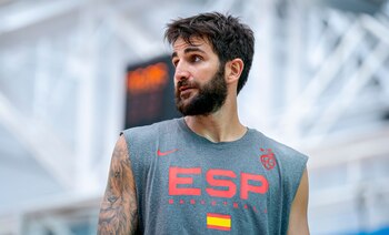 Ricky Rubio en un entrenamiento