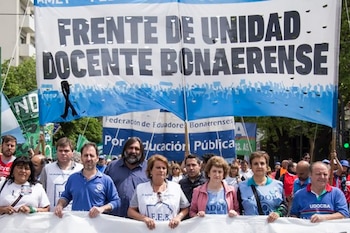 Frente de Unidad docente bonaerense (FUDB) Suteba AMET Udocba Sadop