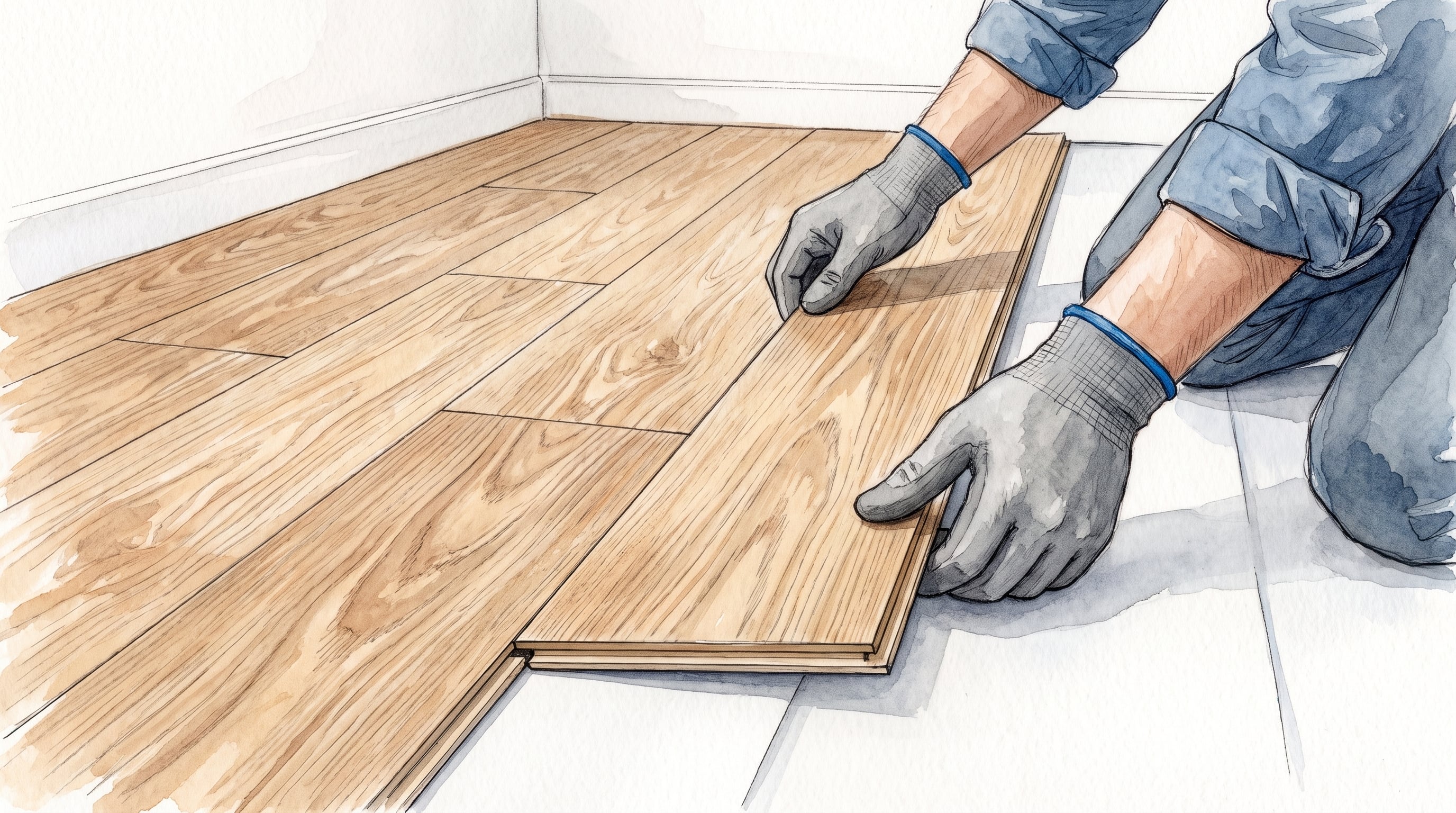 El piso vinílico en tablas combina una estructura multicapa con diseños que imitan la madera y la piedra. (Imagen Ilustrativa Infobae)