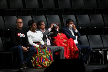 Colombian presidential candidate Gustavo Petro