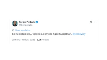 La reacción en redes sociales