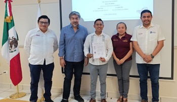 El investigador campechano puso en