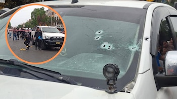 Balacera en el centro de Trujillo: sujetos armados disparan más de 20 veces contra camioneta y dejan tres heridos