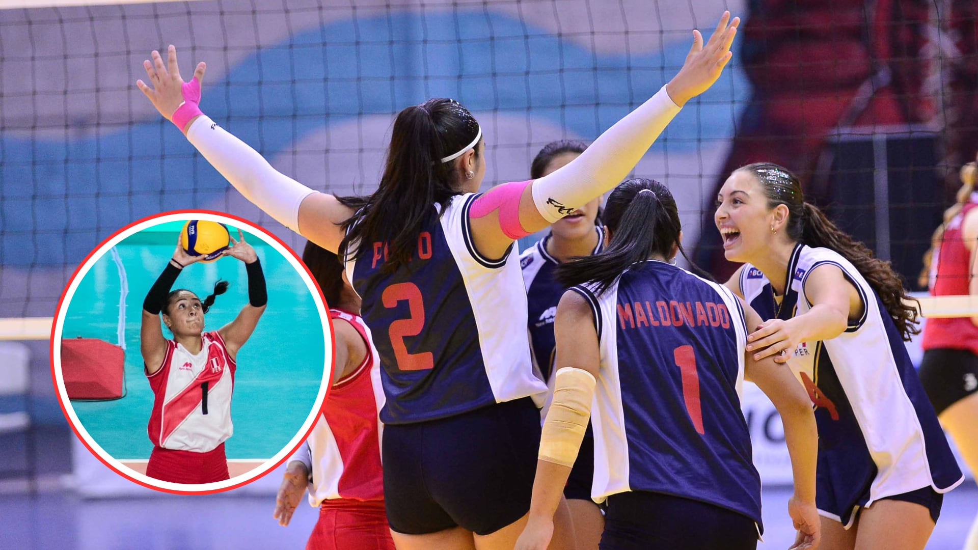 Yadhira Anchante compartió con la Sub 17 las claves de su carrera en el extranjero. Crédito: Norceca
