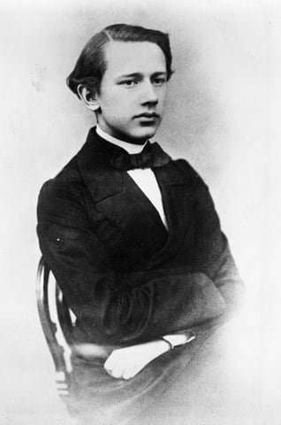 Chaikovski, en su adolescencia