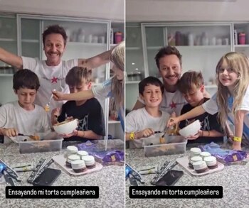 Benjamín Vicuña preparó su torta