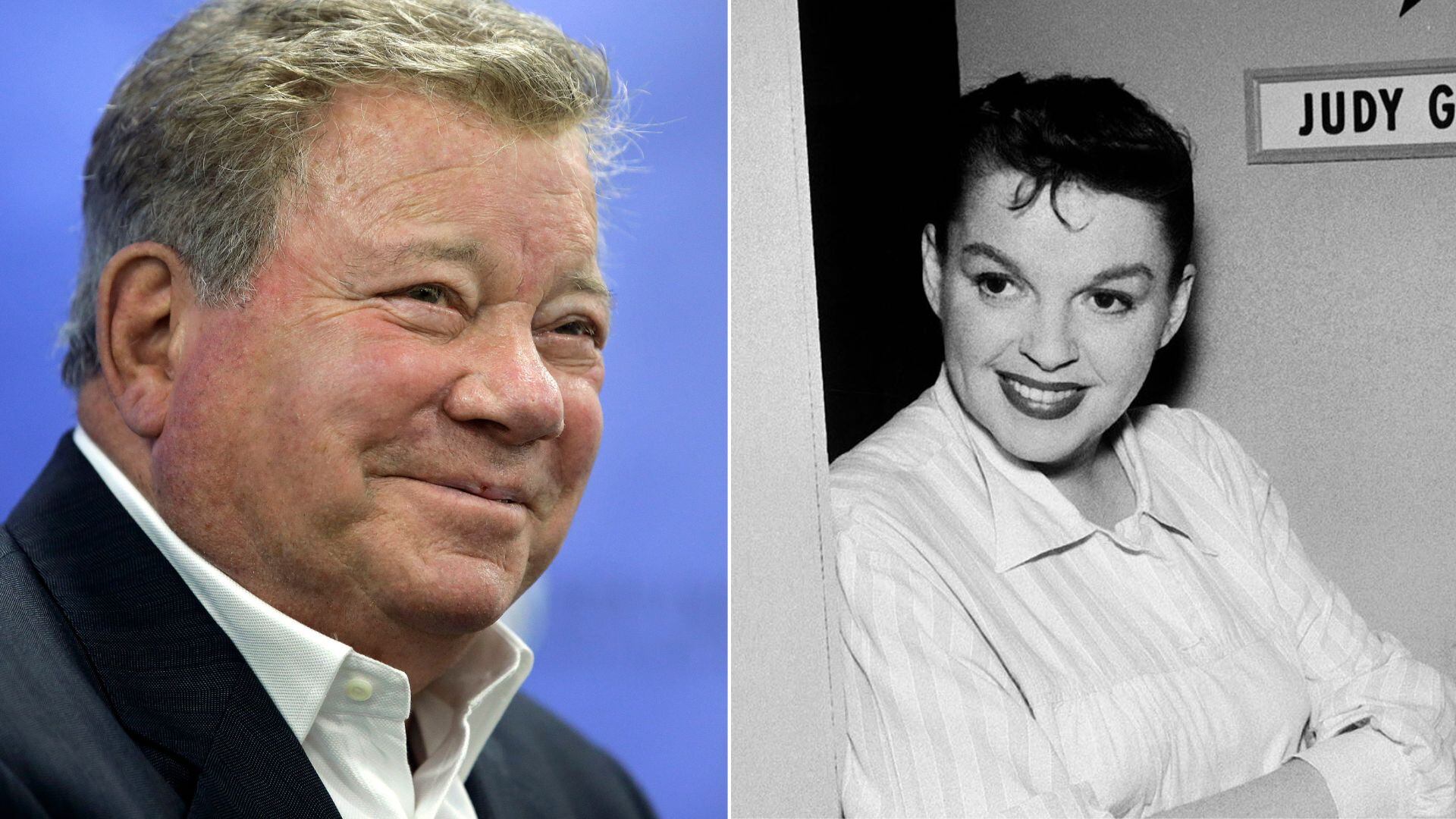 Un recuerdo juvenil en Nueva York llevó a Shatner a replantearse, con el tiempo, la fragilidad detrás del mito de Judy Garland.(Composición/AP/Archivos IMBD)