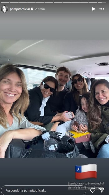Pampita compartió imágenes de su viaje a Chile (@pampitaoficial)