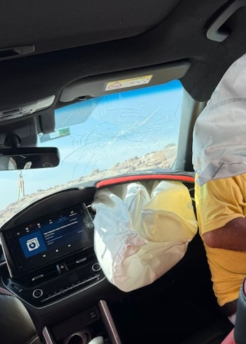 Tony Rosado sufre accidente rumbo