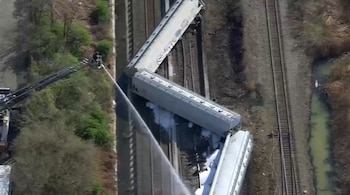 Según CSX, un tren de carga descarriló cerca del número 2425 de la avenida Tonnelle alrededor de las 15:15 del martes. Foto: abc7ny.com