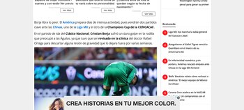 El portal deportivo mexicano informó
