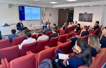 SENASA brindó una capacitación a quince agencias de transporte marítimo nucleadas en el Centro de Navegación Argentino (CNA) (Foto: SENASA)