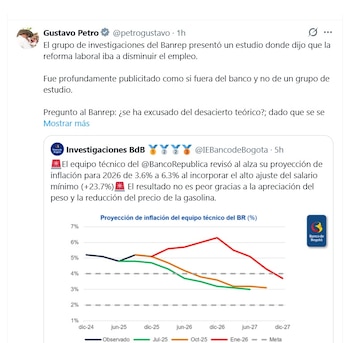 Gustavo Petro, presidente de Colombia,