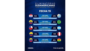 Programación de la fecha 15