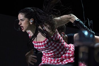 La cantante española Rosalía durante