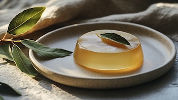 La gelatina de hoja de