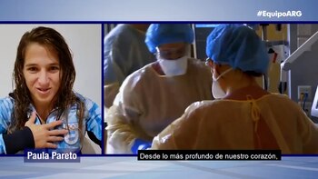 La judoca Paula Pareto también