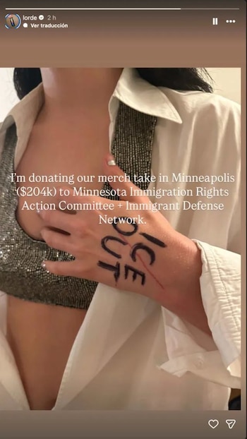 La artista Lorde anuncia la