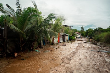 El desborde del río Kimbiri