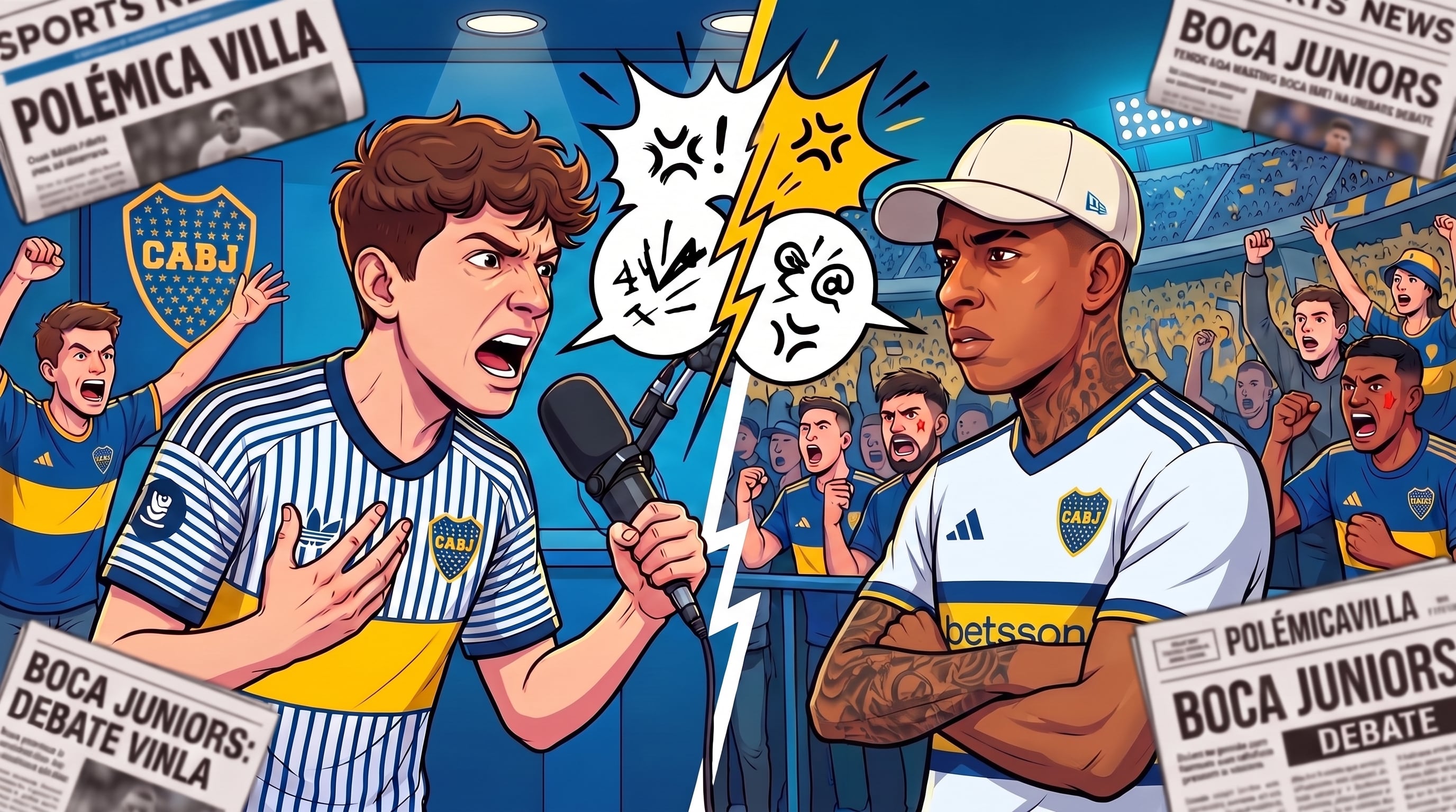 Davoo Xeneize y Sebastián Villa fueron protagonistas en un cruce de declaraciones a raíz del regreso del colombiano a Boca Juniors - crédito (Imagen Ilustrativa Infobae)