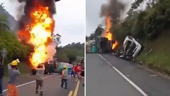 Bus intermunicipal de Velotax colisionó