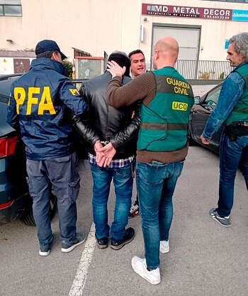 Uno de los arrestos realizados