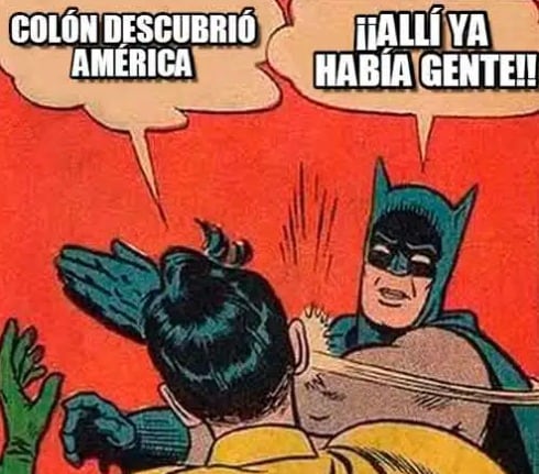 Los memes que circularon en redes sociales este 12 de octubre por la conmemoración del Día de la Nación Pluricultural en México (Redes sociales)