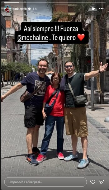 Adrián le dedicó una historia