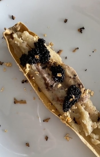 Así luce el tamal más