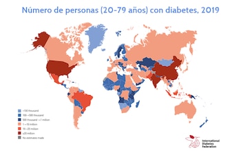 Mapa de la diabetes antes