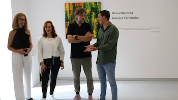 El artista Horacio Fernández presenta en Palencia su mirada sobre el medio ambiente y el calentamiento global