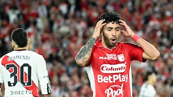 Este fue el insólito gol que botó Santa Fe ante River Plate en el Campín por la Sudamericana