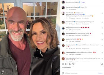 Mariska Hargitay adelantó el regreso de Christopher Meloni en "La ley y el orden: Special Victims Unit"