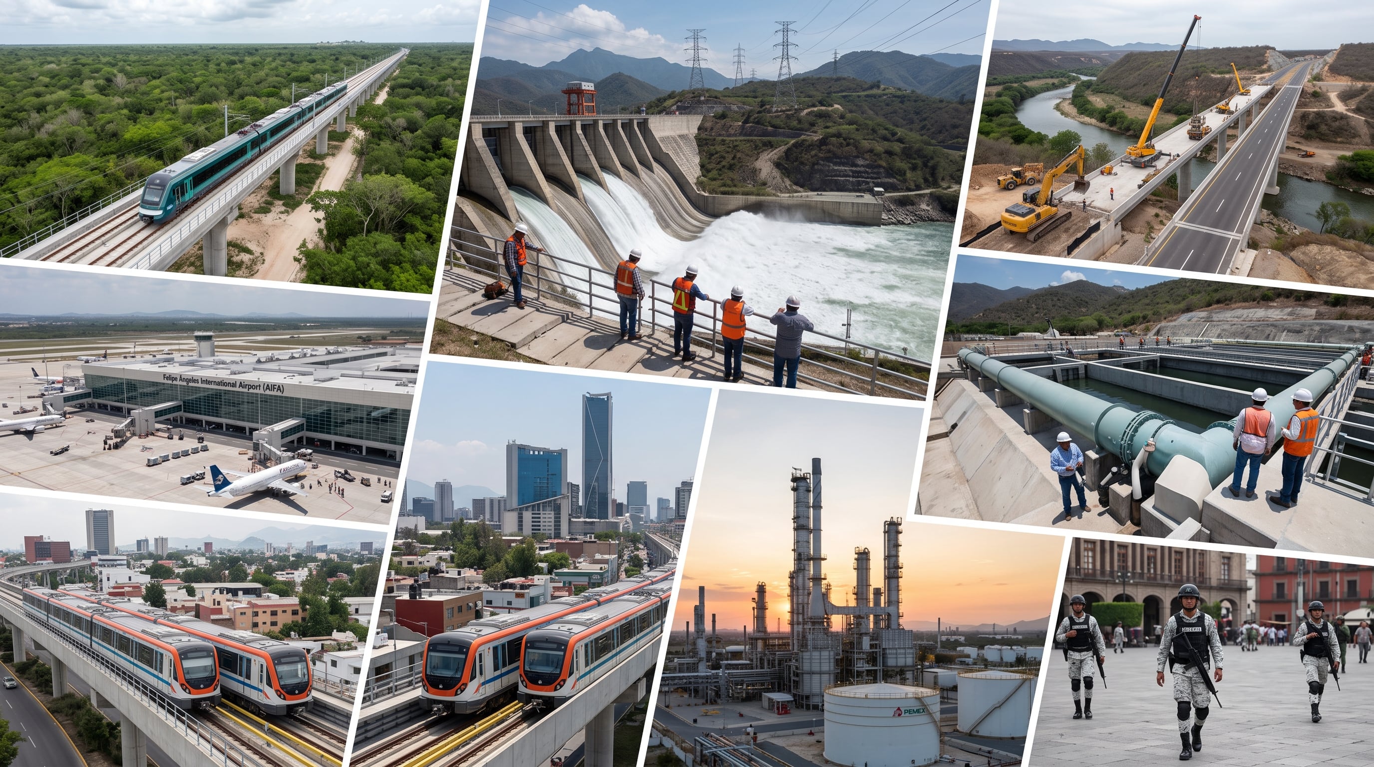 La propuesta de inversión federal en México contempla recursos para proyectos de transporte, energía, seguridad y obras hidráulicas. (Imagen Ilustrativa Infobae)