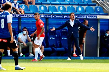 El entrenador del Mallorca, Luis